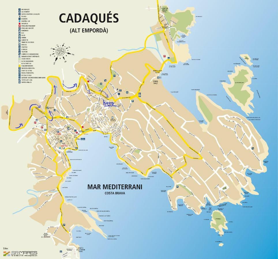 Beautiful Apartment Stylish Village House @ Center Cadaques Luaran gambar